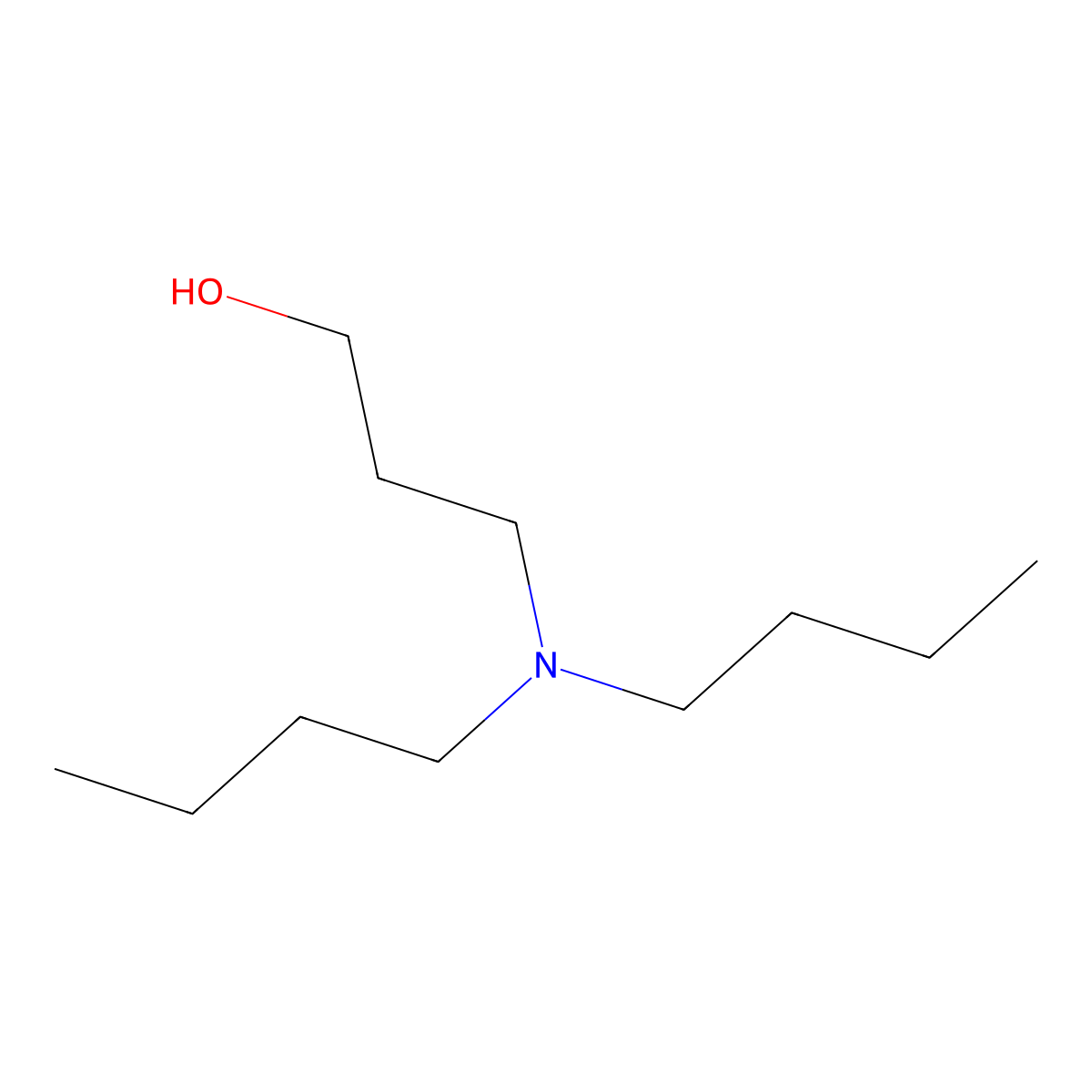 1-Propanol, 3-(dibutylamino)- molecular structure, CAS 2050-51-3