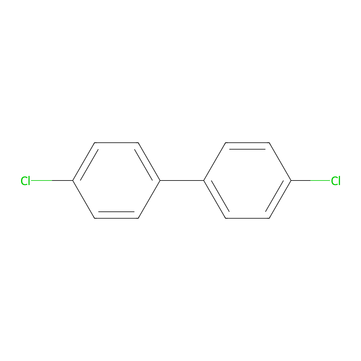 4,4'-Dichlorobiphenyl molecular structure, CAS 2050-68-2