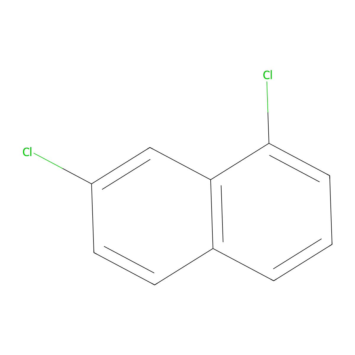 1,7-Dichloronaphthalene molecular structure, CAS 2050-73-9