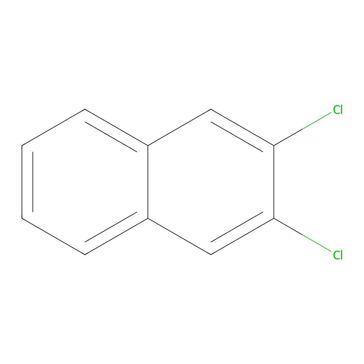 2,3-Dichloronaphthalene molecular structure, CAS 2050-75-1
