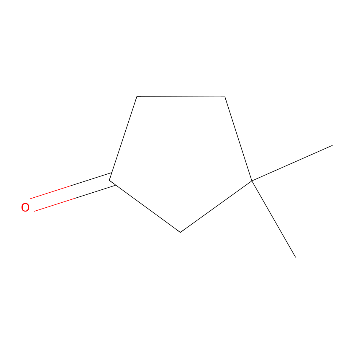 3,3-Dimethylcyclopentan-1-one molecular structure, CAS 20500-49-6