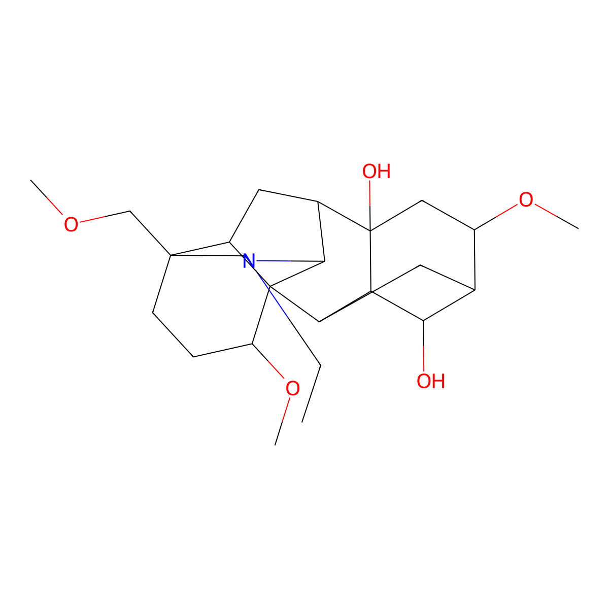 Talatisamine molecular structure, CAS 20501-56-8