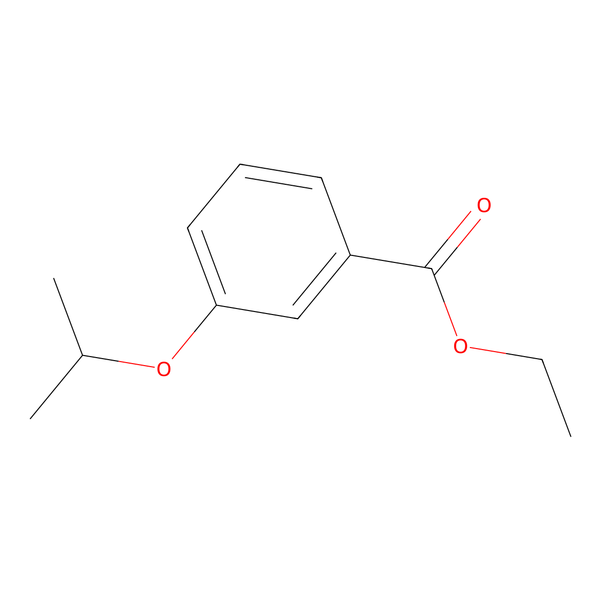 Ethyl 3-isopropoxybenzoate molecular structure, CAS 205045-49-4