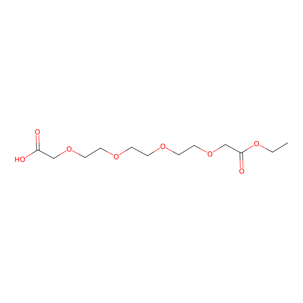 14-Oxo-3,6,9,12,15-pentaoxaheptadecanoic acid molecular structure, CAS 2050594-48-2