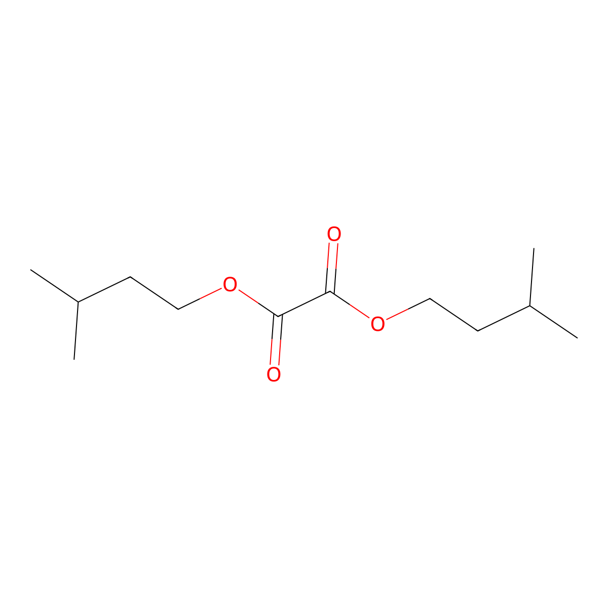Diisopentyl oxalate molecular structure, CAS 2051-00-5