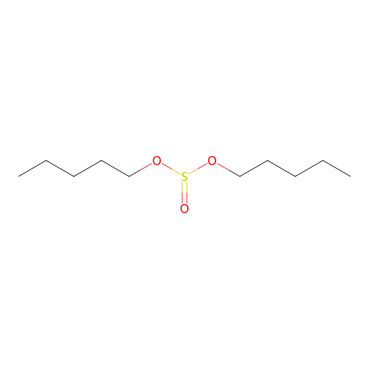 Diamyl Sulfite molecular structure, CAS 2051-05-0