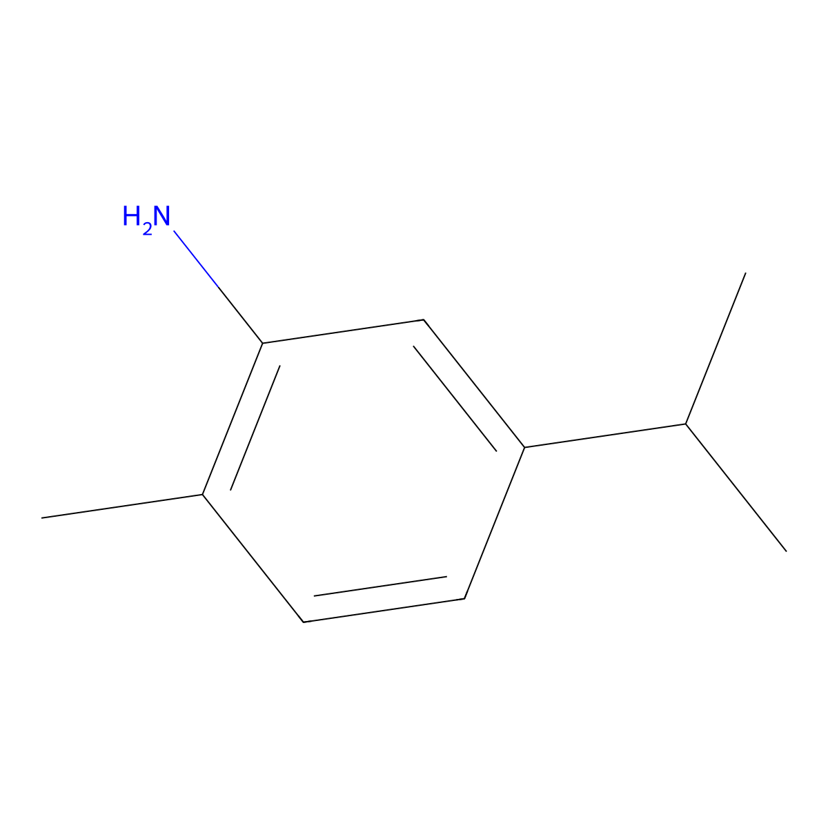 2-Amino-p-cymene molecular structure, CAS 2051-53-8