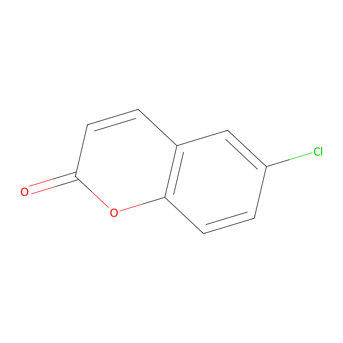 6-Chlorocoumarin molecular structure, CAS 2051-59-4