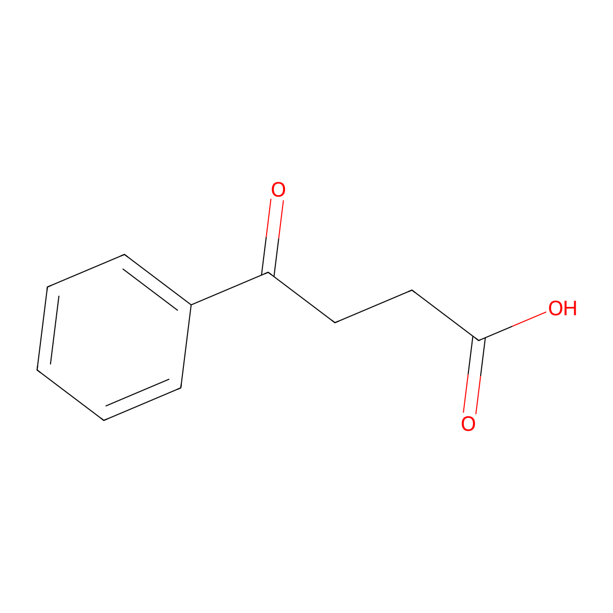 3-Benzoylpropionic acid molecular structure, CAS 2051-95-8
