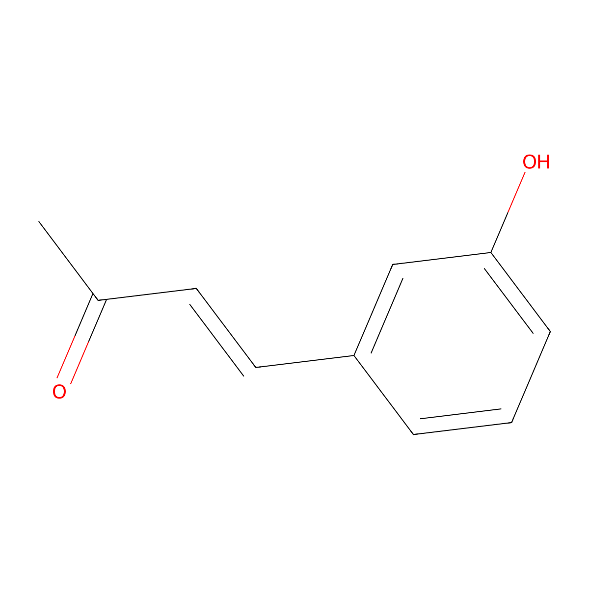 1-(3-Hydroxyphenyl)but-1-en-3-one molecular structure, CAS 20511-03-9