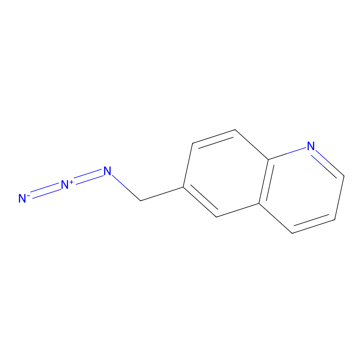6-(Azidomethyl)quinoline molecular structure, CAS 205111-31-5