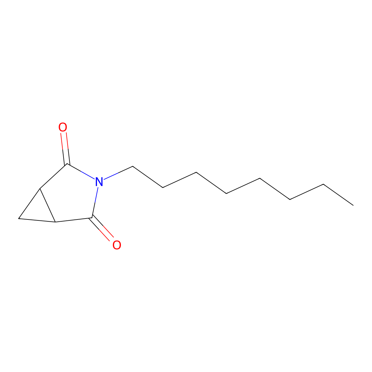 3-Octyl-3-azabicyclo[3.1.0]hexane-2,4-dione molecular structure, CAS 205118-50-9
