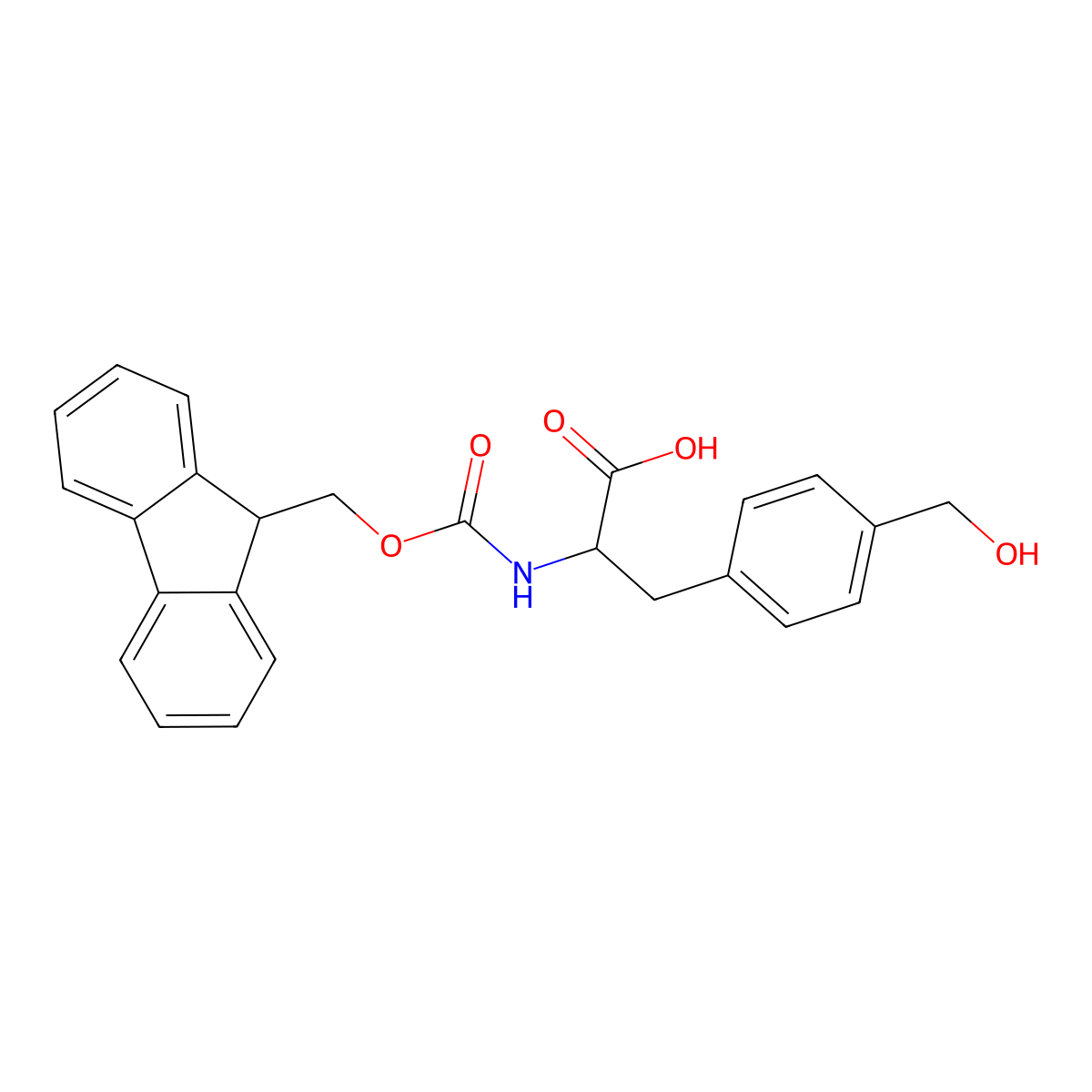 N-Fmoc-4-methoxy-L-phenylalanine molecular structure, CAS 205128-76-3