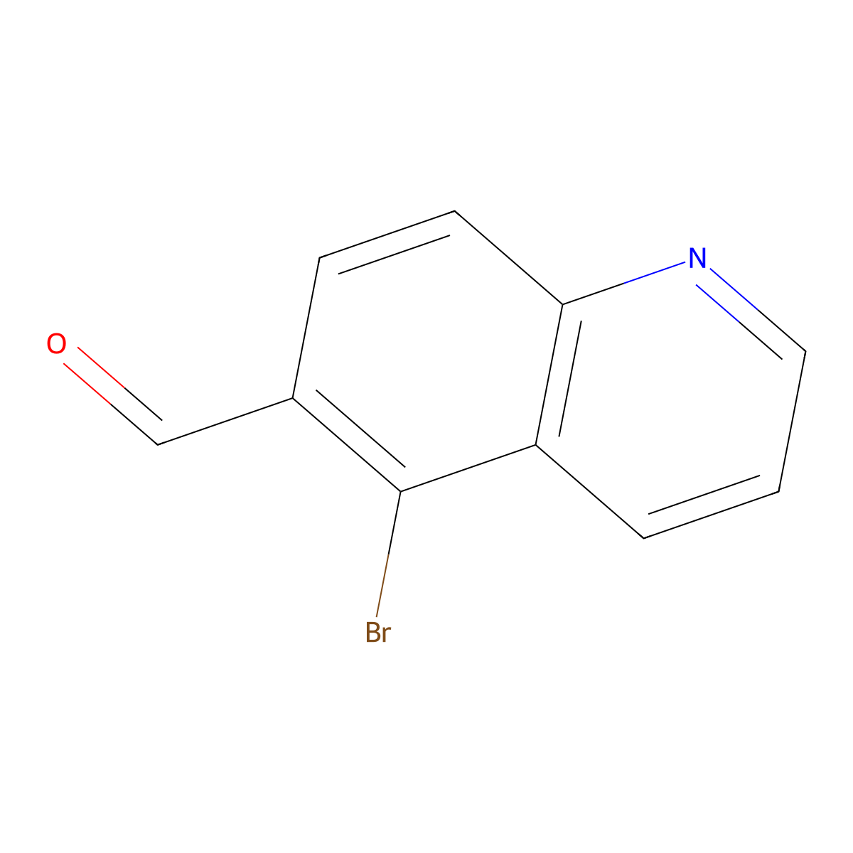 5-Bromoquinoline-6-carbaldehyde molecular structure, CAS 2051588-04-4