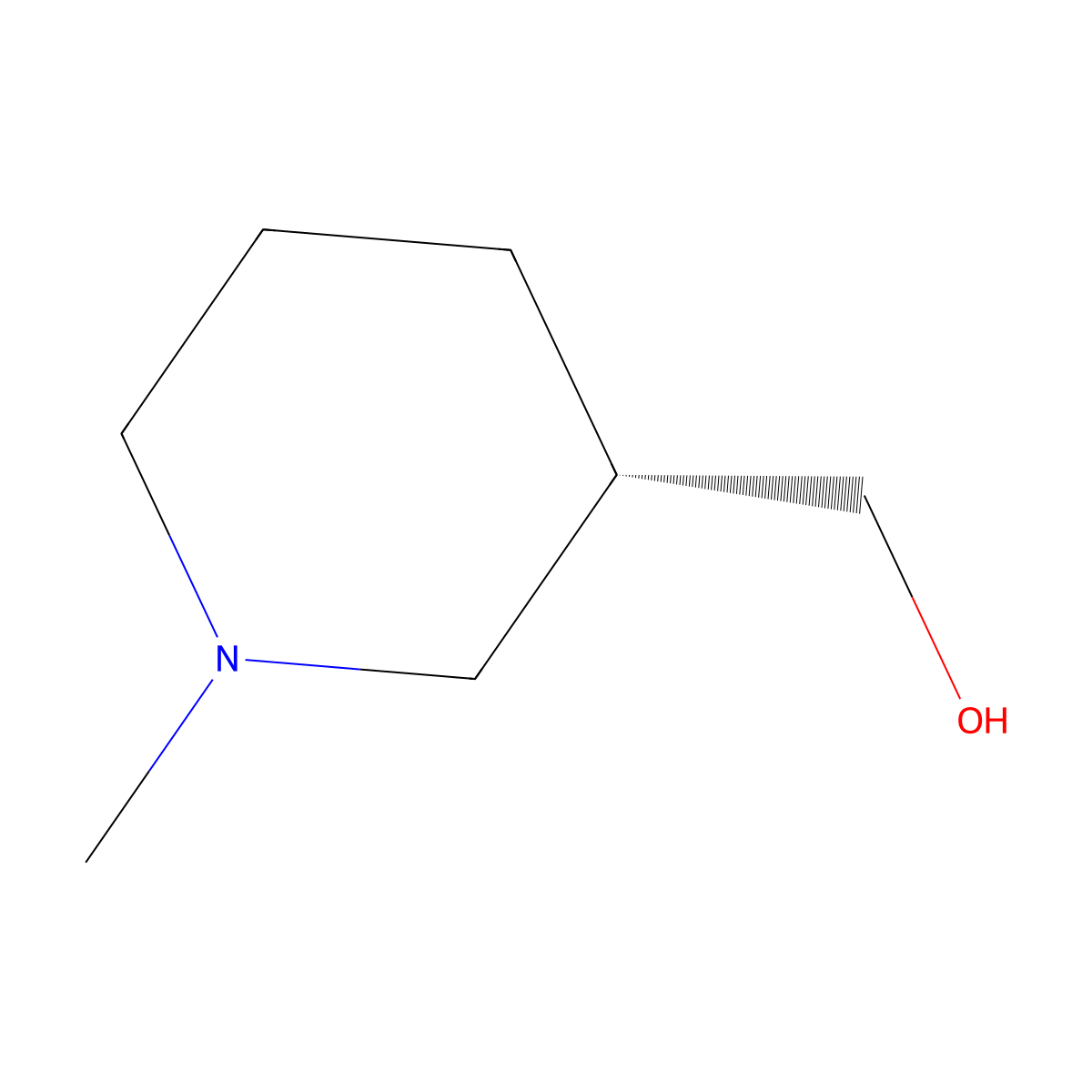 (s)-(1-Methylpiperidin-3-yl)methanol molecular structure, CAS 205194-35-0
