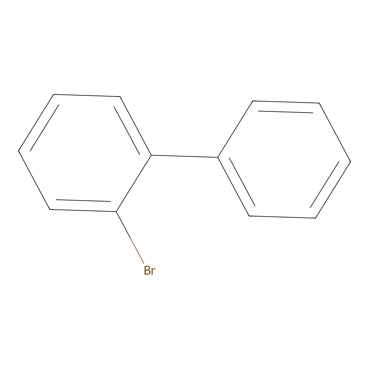 2-Bromobiphenyl molecular structure, CAS 2052-07-5
