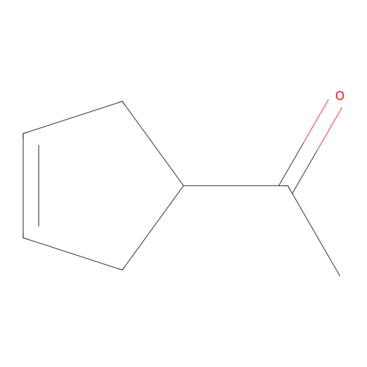1-(Cyclopent-3-en-1-yl)ethan-1-one molecular structure, CAS 20521-56-6