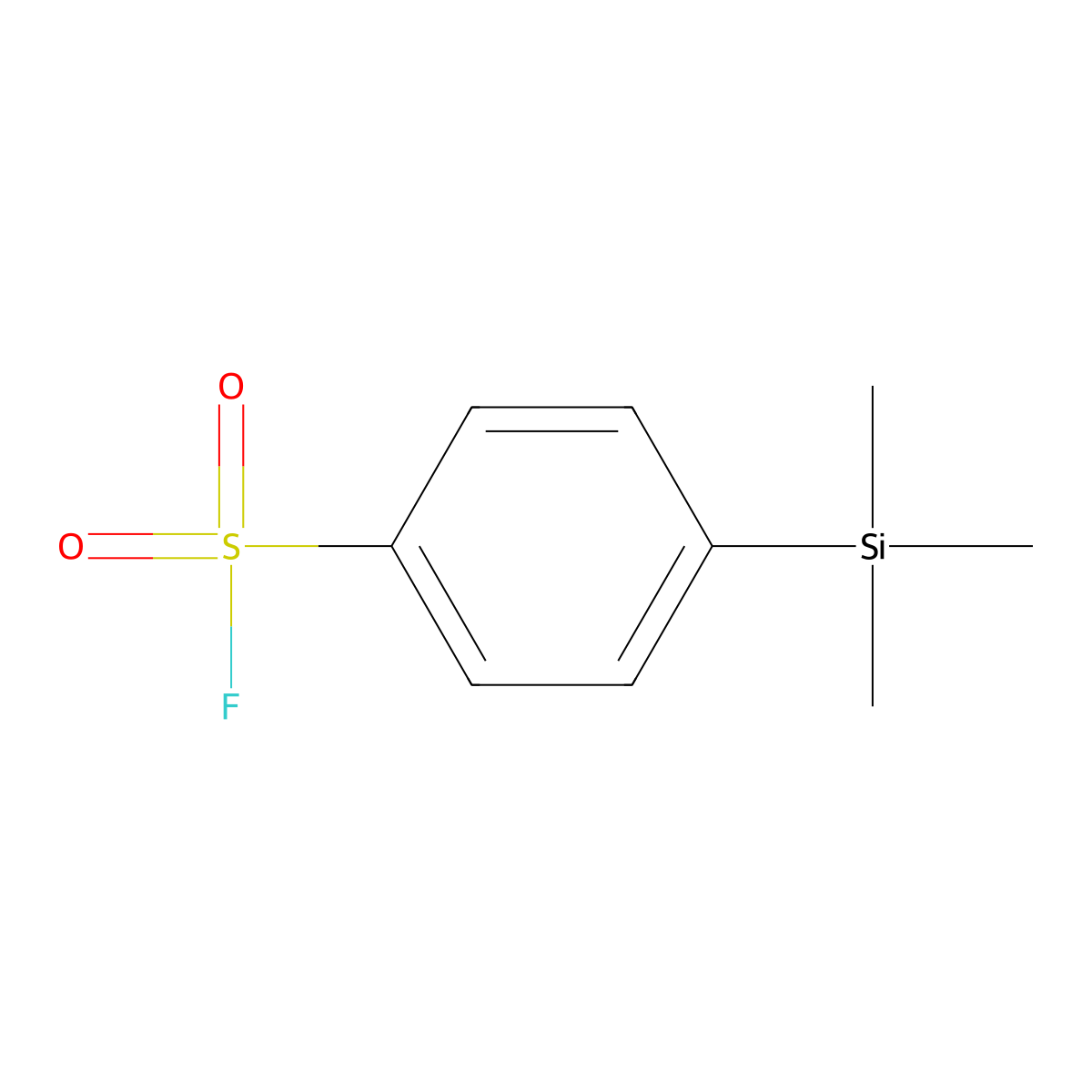 4-(Trimethylsilyl)benzene-1-sulfonyl fluoride molecular structure, CAS 2052277-14-0