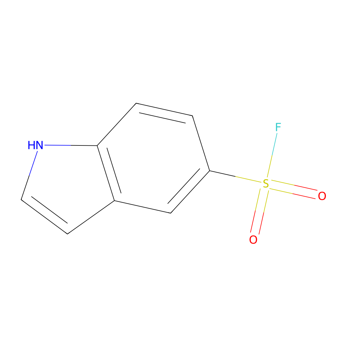 1H-indole-5-sulfonyl fluoride molecular structure, CAS 2052277-16-2