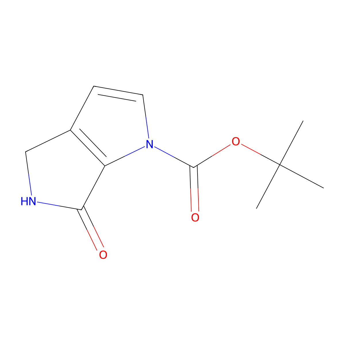 1,1-Dimethylethyl 5,6-dihydro-6-oxopyrrolo[3,4-B]pyrrole-1(4H)-carboxylate molecular structure, CAS 2052290-70-5