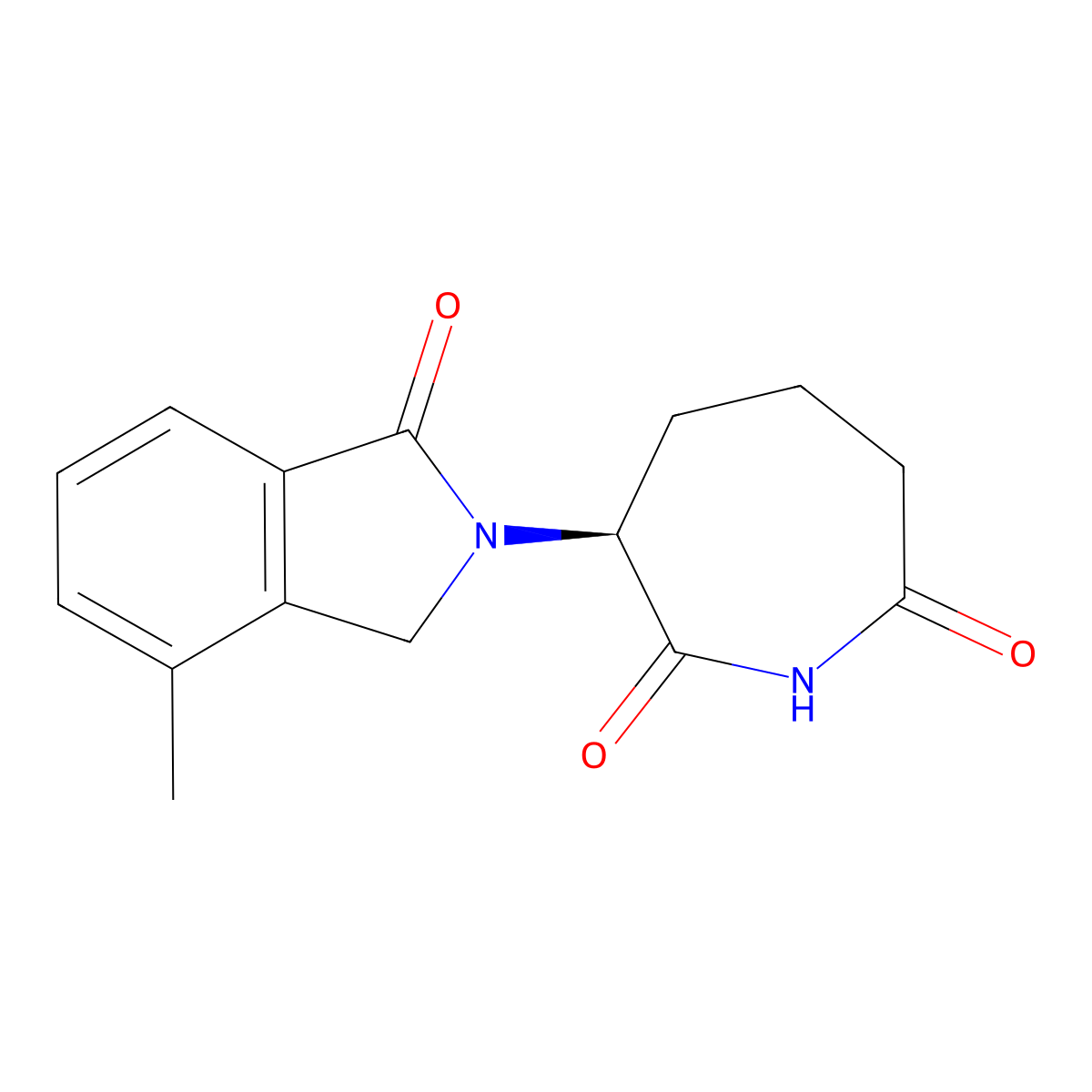 (S)-3-(4-Methyl-1-oxoisoindolin-2-yl)azepane-2,7-dione molecular structure, CAS 2052301-24-1