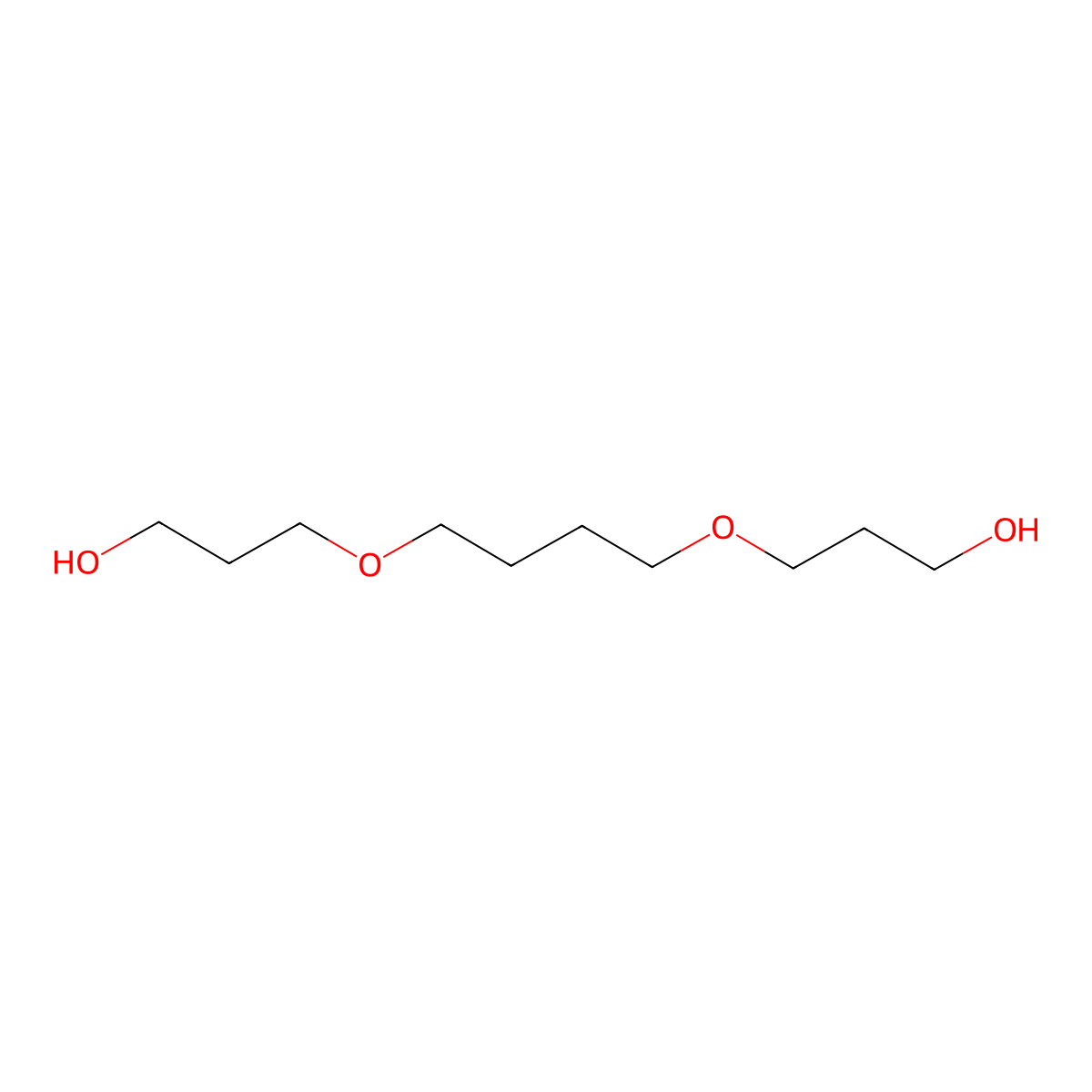 3,3-(Butane-1,4-diylbis(oxy))bis(propan-1-ol) molecular structure, CAS 2052305-98-1