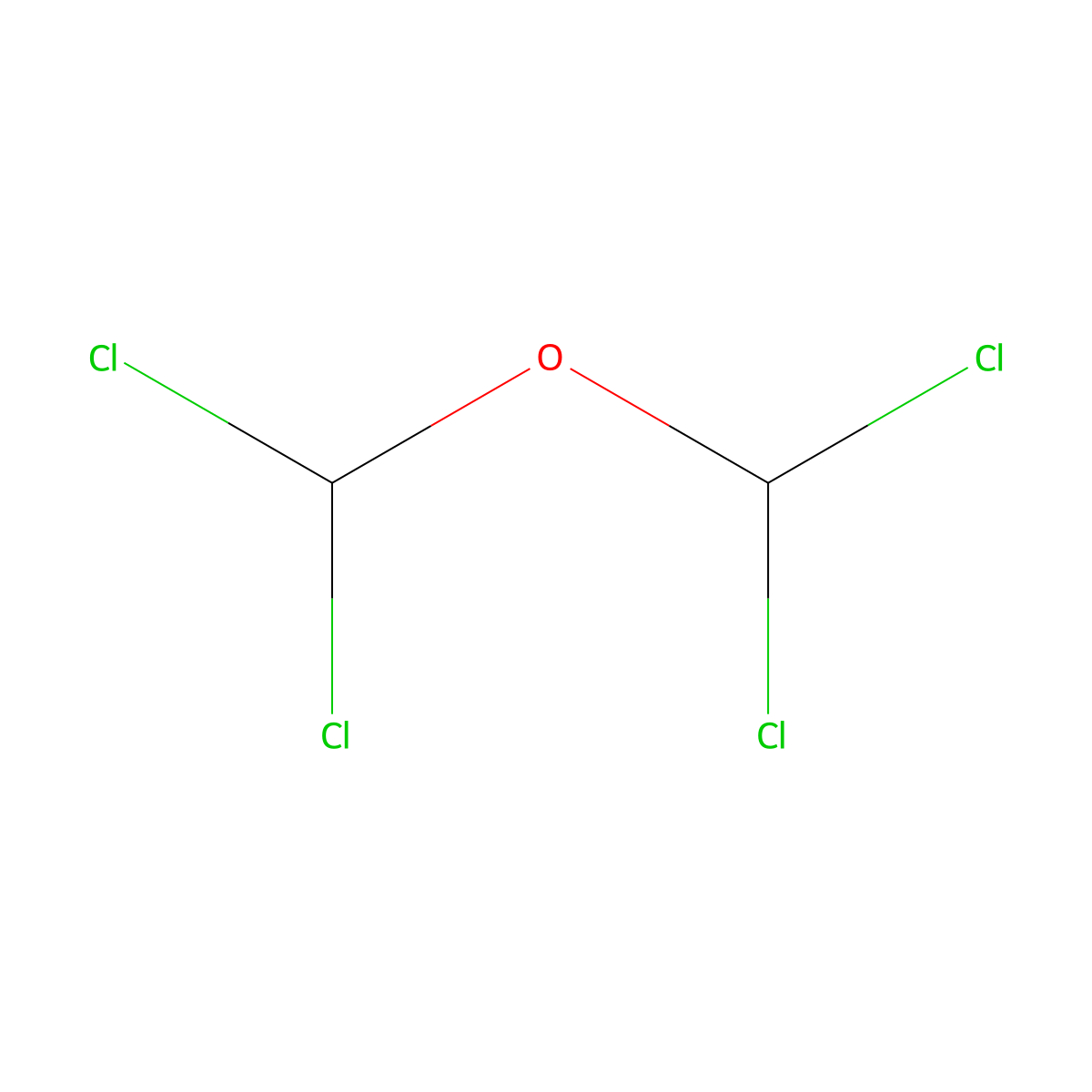 Bis(dichloromethyl) ether molecular structure, CAS 20524-86-1