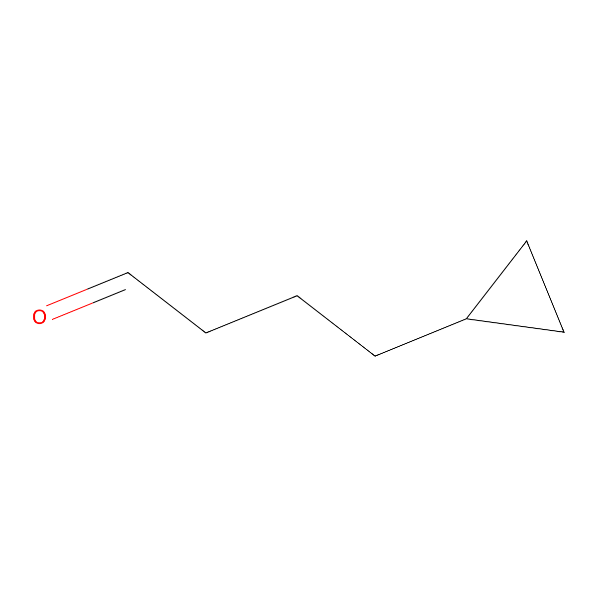 4-Cyclopropylbutanal molecular structure, CAS 205242-32-6