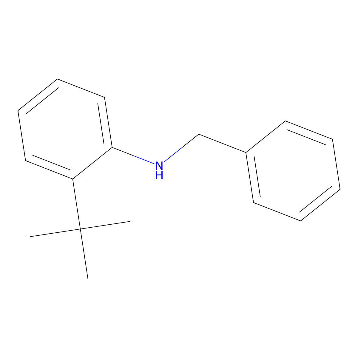 N-Benzyl-2-tert-butylaniline molecular structure, CAS 205242-33-7