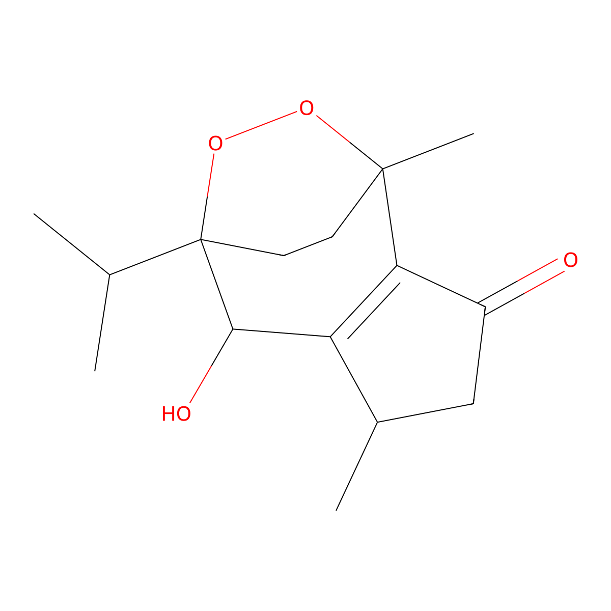Isonardoperoxide molecular structure, CAS 205248-65-3
