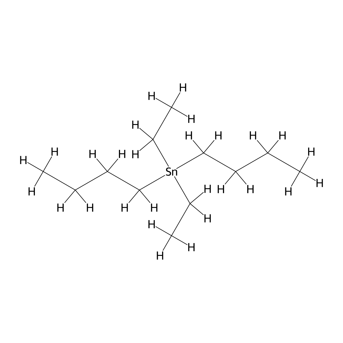 Stannane, dibutyldiethyl- molecular structure, CAS 20525-62-6