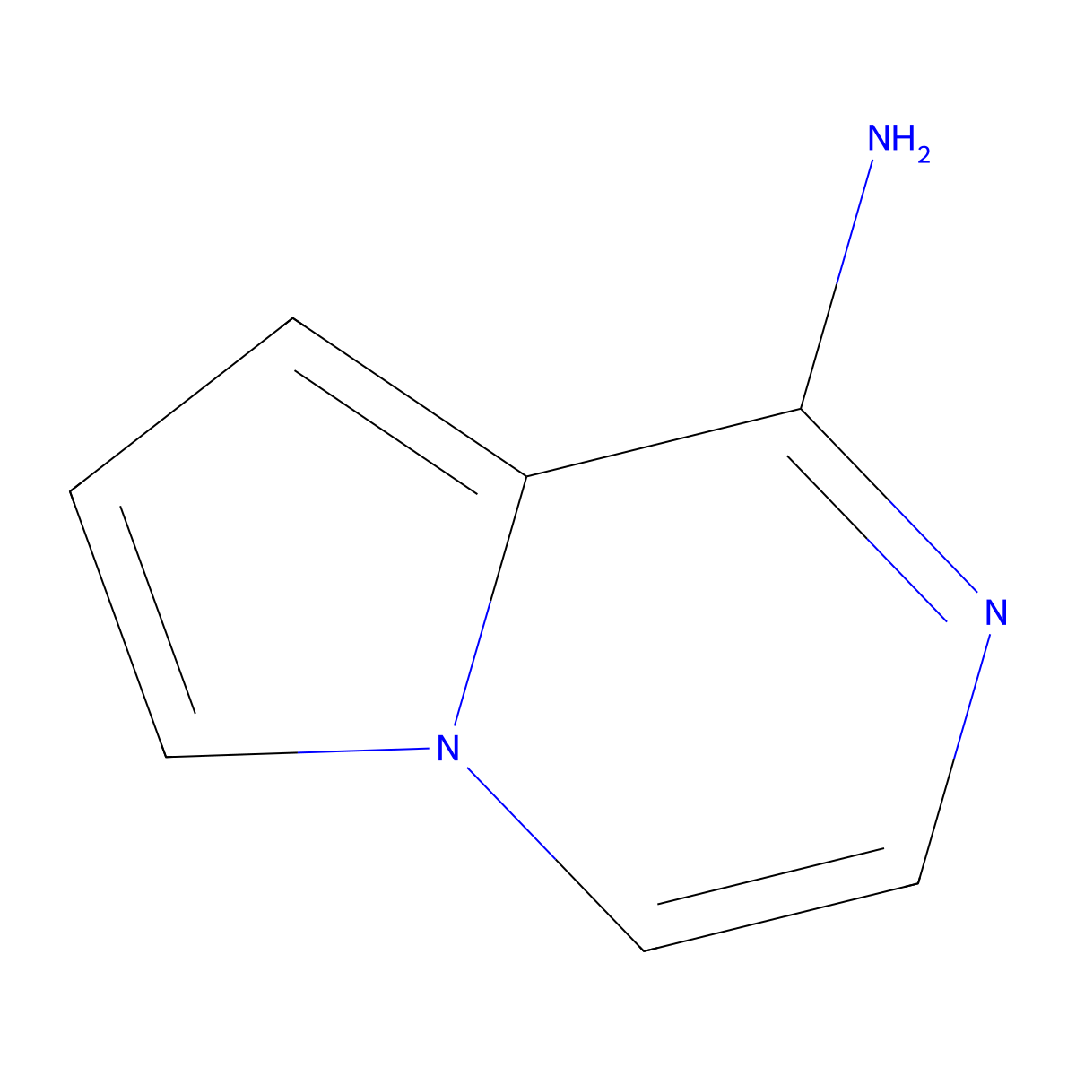 Pyrrolo(1,2-a)pyrazin-1-amine molecular structure, CAS 2052588-76-6