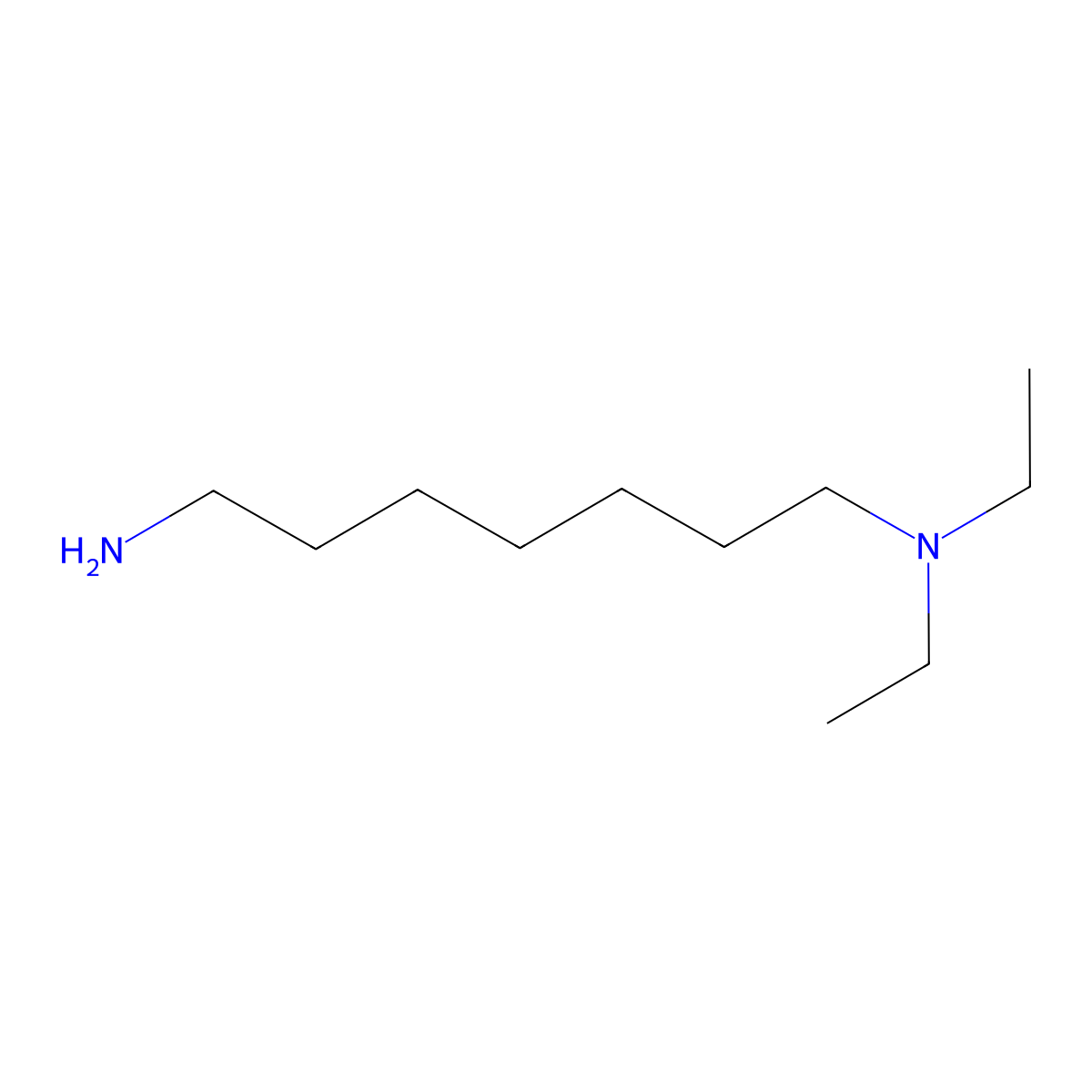 7-Diethylaminoheptylamine molecular structure, CAS 20526-69-6