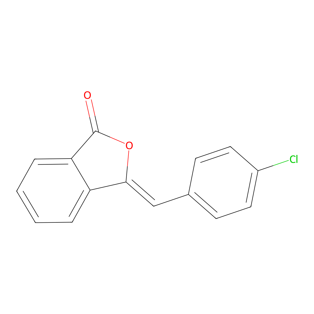 3-(4-Chlorobenzal)phthalide molecular structure, CAS 20526-97-0