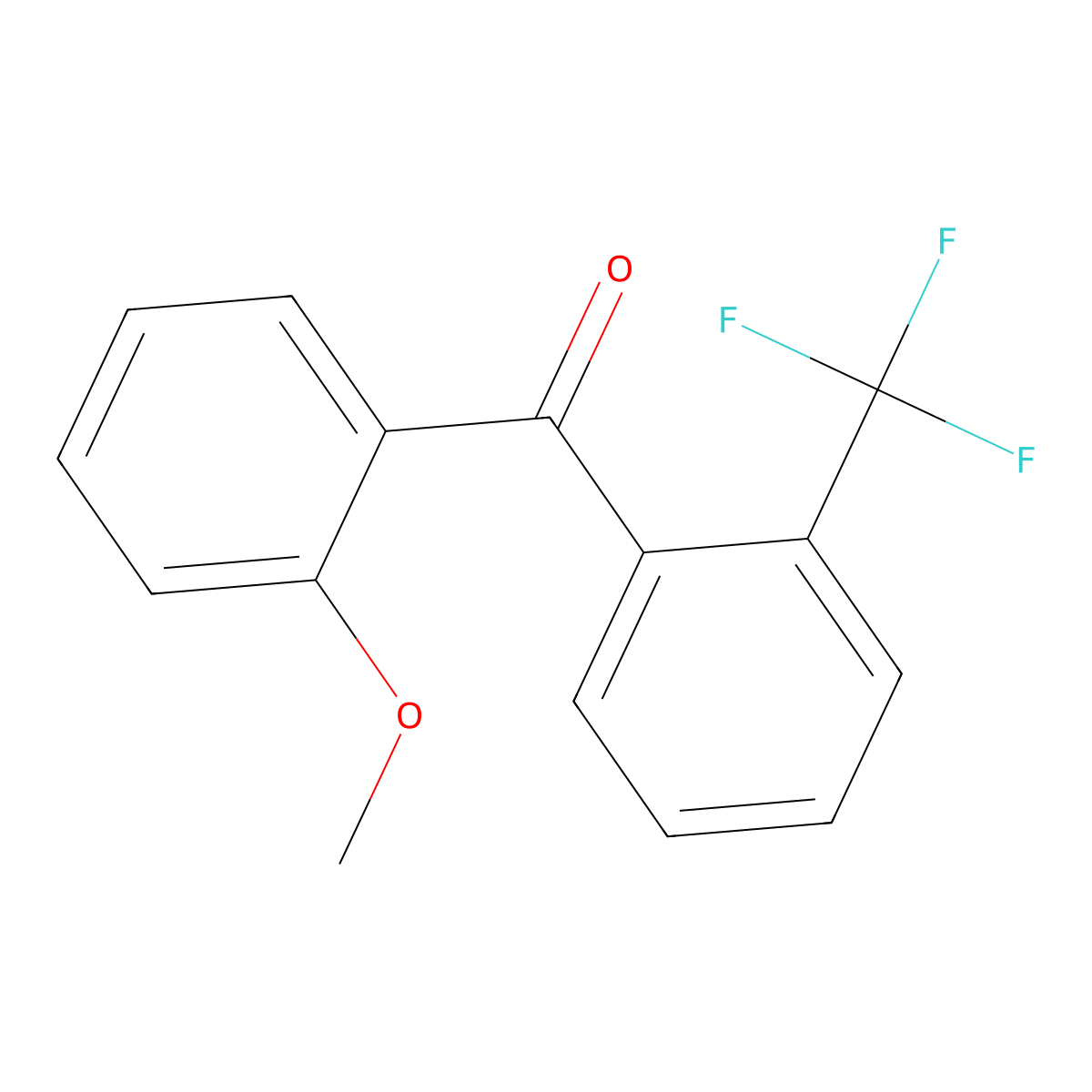 2-Methoxy-2'-trifluoromethylbenzophenone molecular structure, CAS 205319-79-5