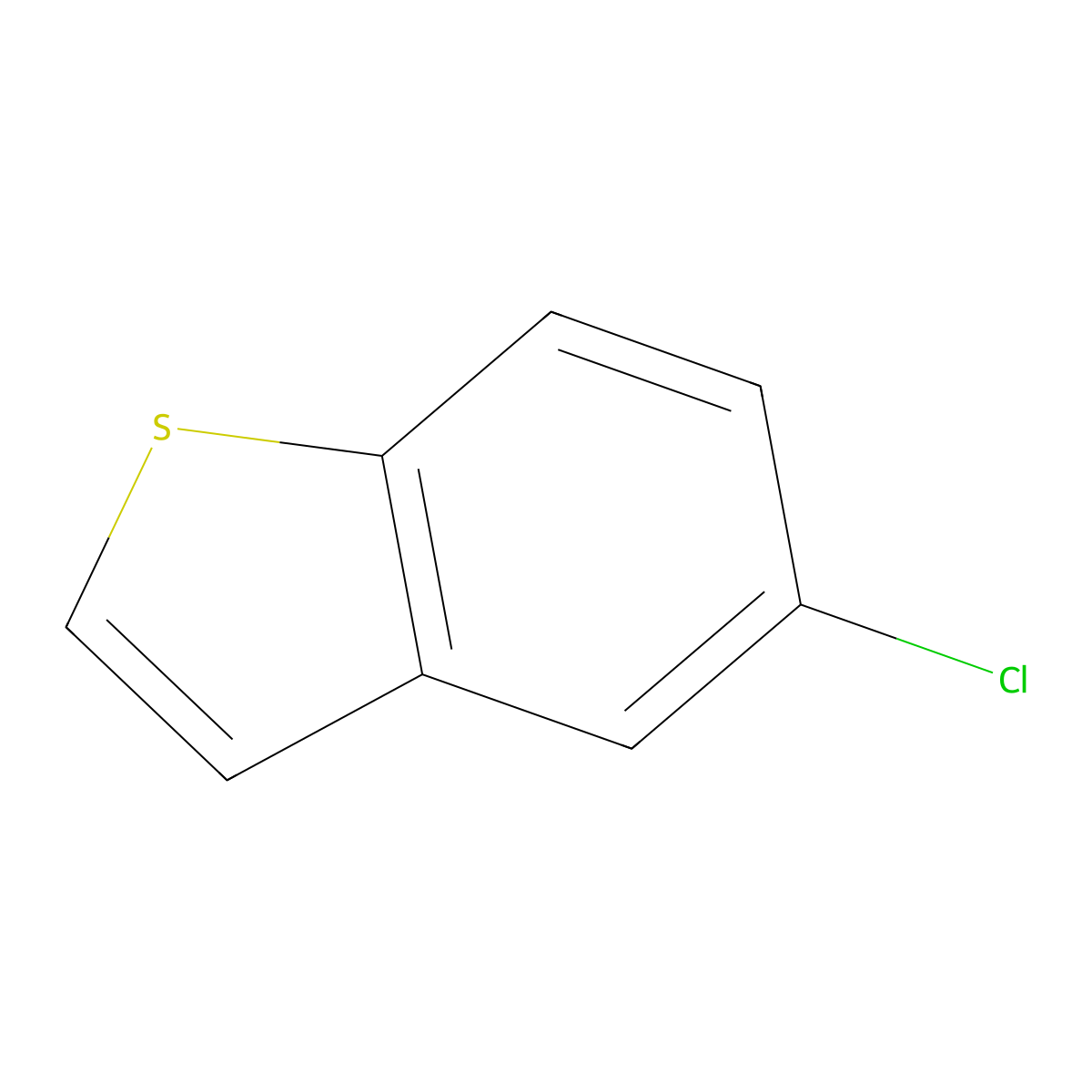 5-Chlorobenzo(b)thiophene molecular structure, CAS 20532-33-6