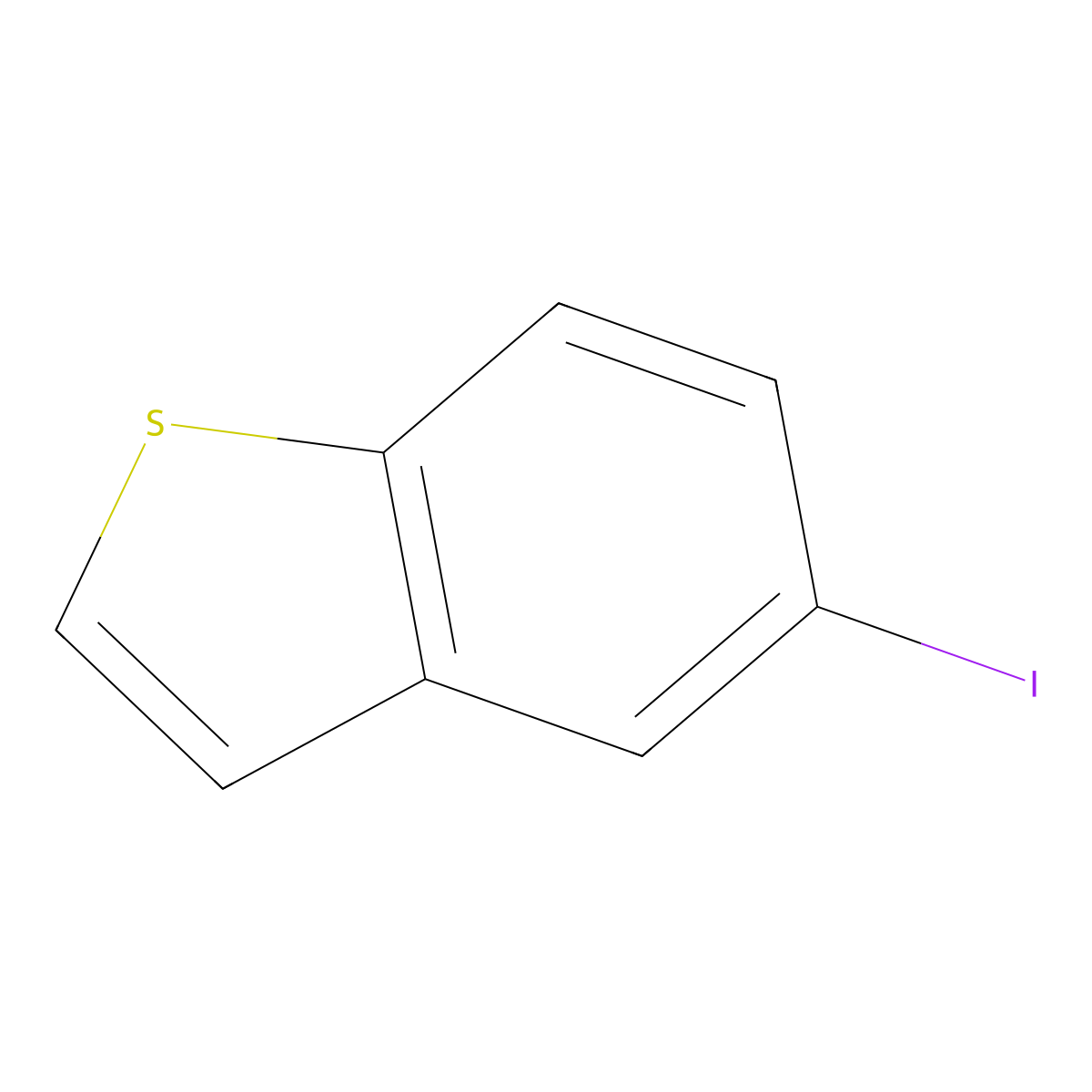 5-Iodobenzo[b]thiophene molecular structure, CAS 20532-38-1