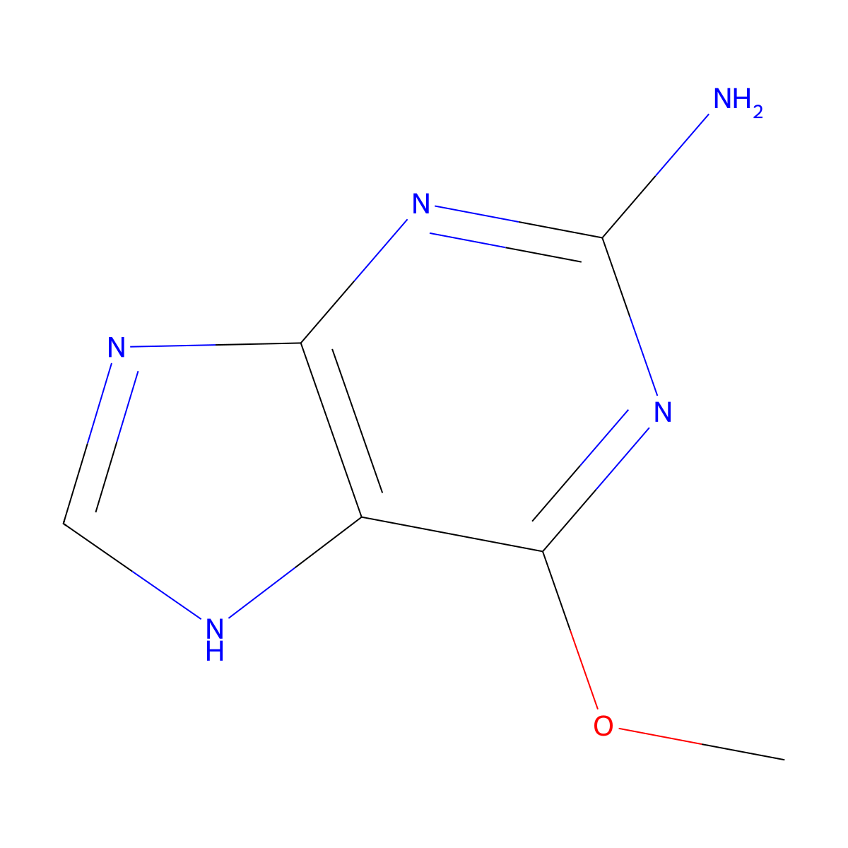 O-(6)-Methylguanine molecular structure, CAS 20535-83-5