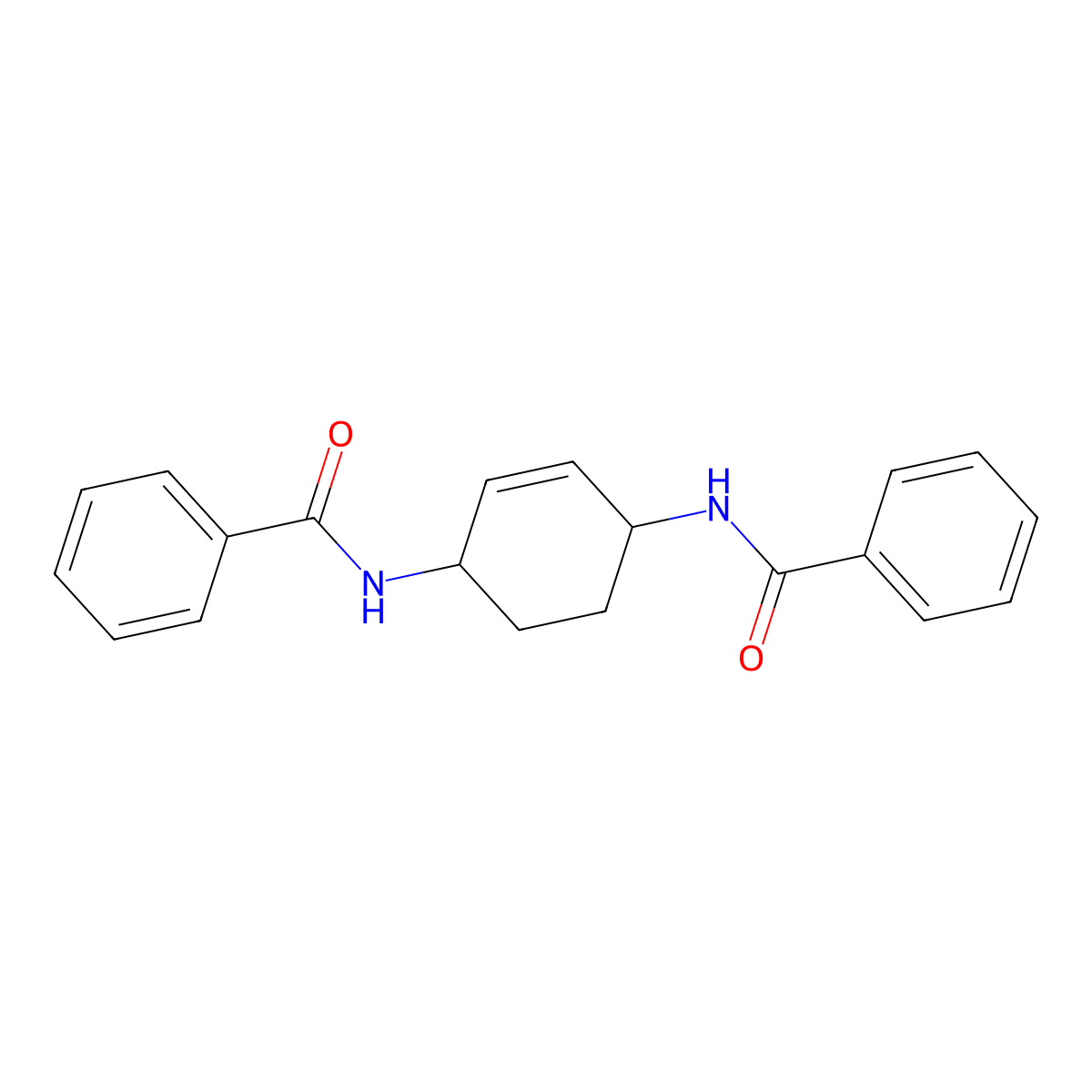 N-[(1S,4R)-4-benzamidocyclohex-2-en-1-yl]benzamide molecular structure, CAS 2053651-94-6