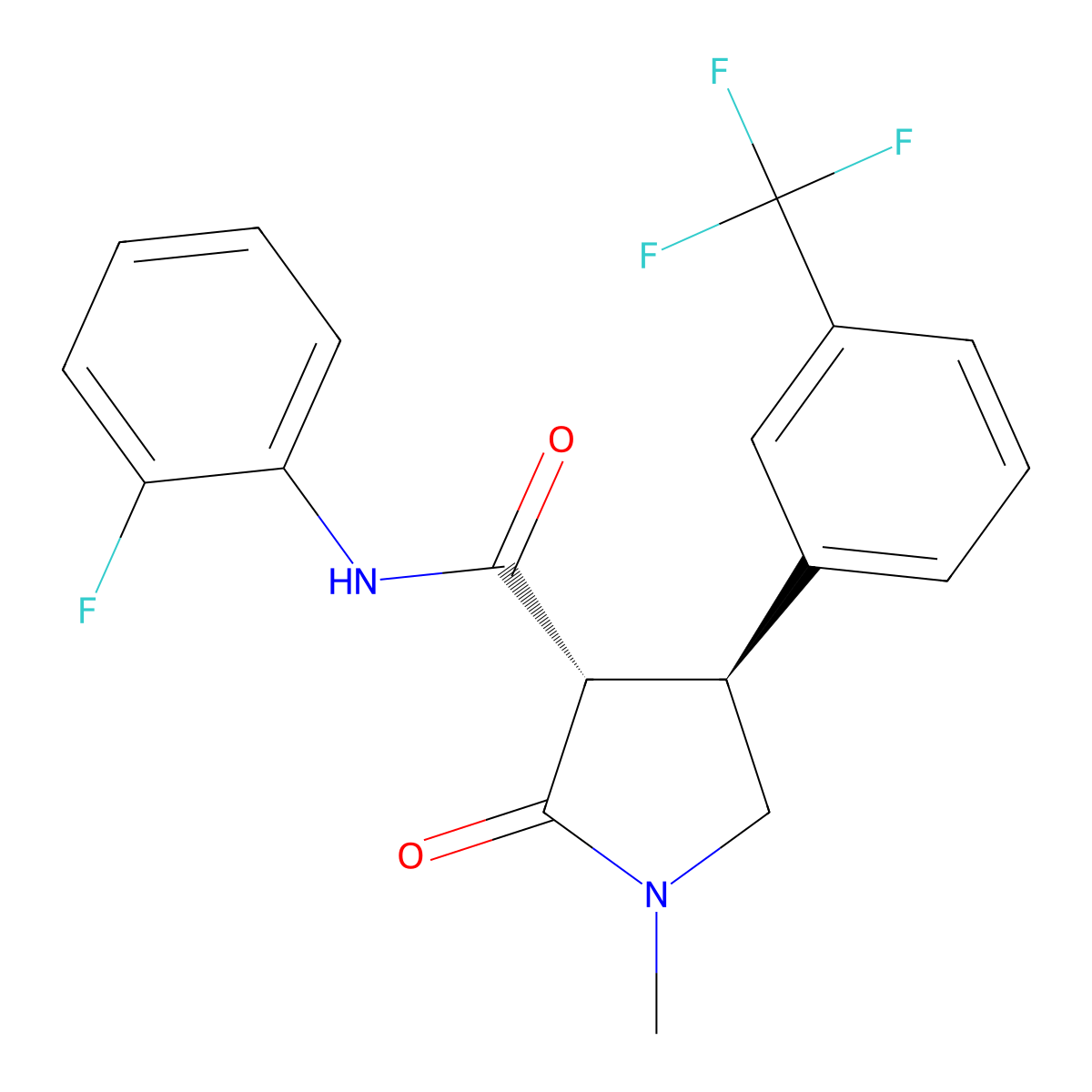 Tetflupyrolimet molecular structure, CAS 2053901-33-8