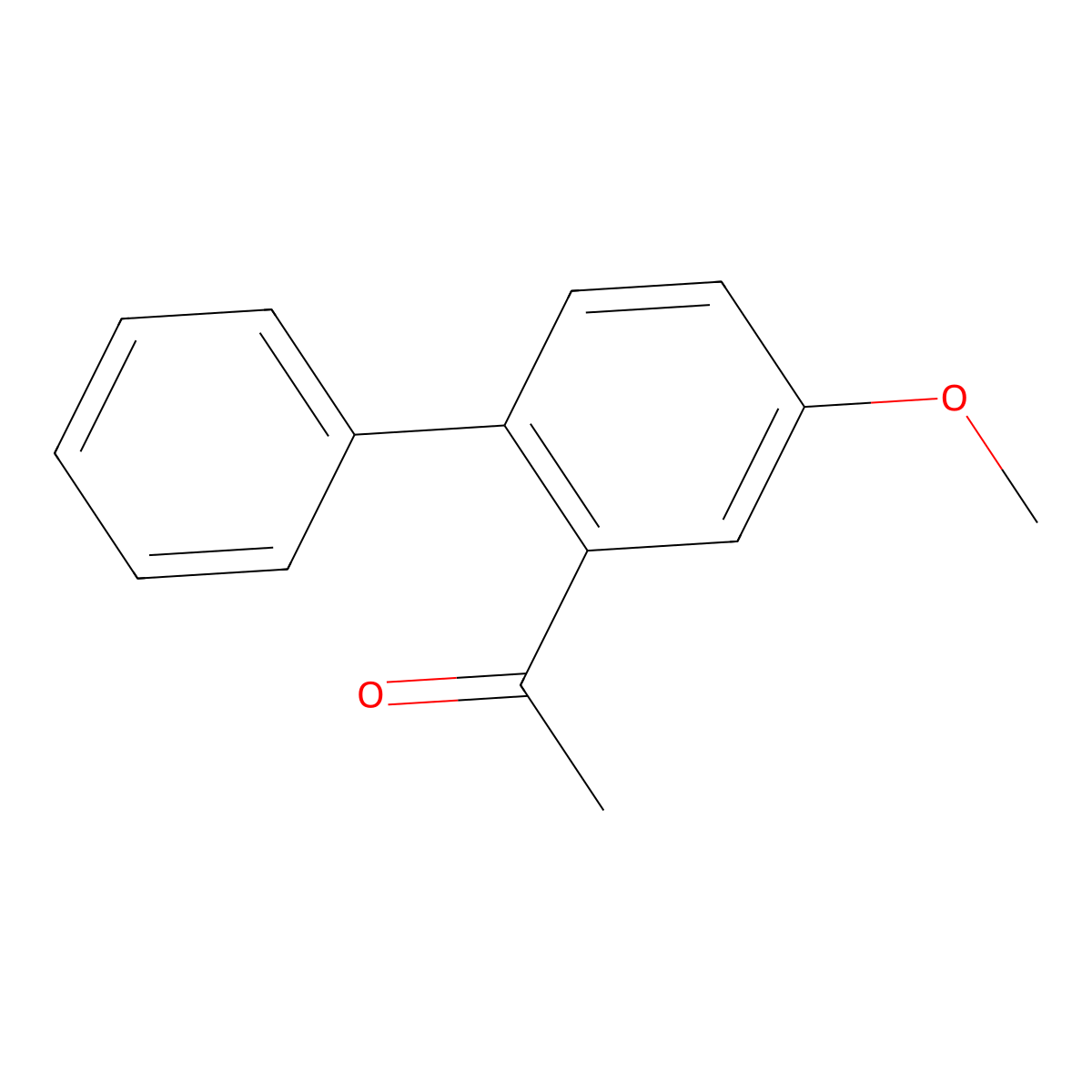 1-(4-Methoxy-[1,1'-biphenyl]-2-yl)ethanone molecular structure, CAS 2054156-07-7