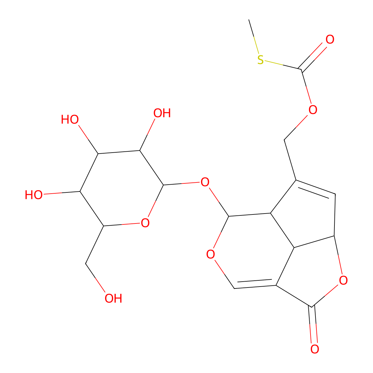 Paederoside molecular structure, CAS 20547-45-9