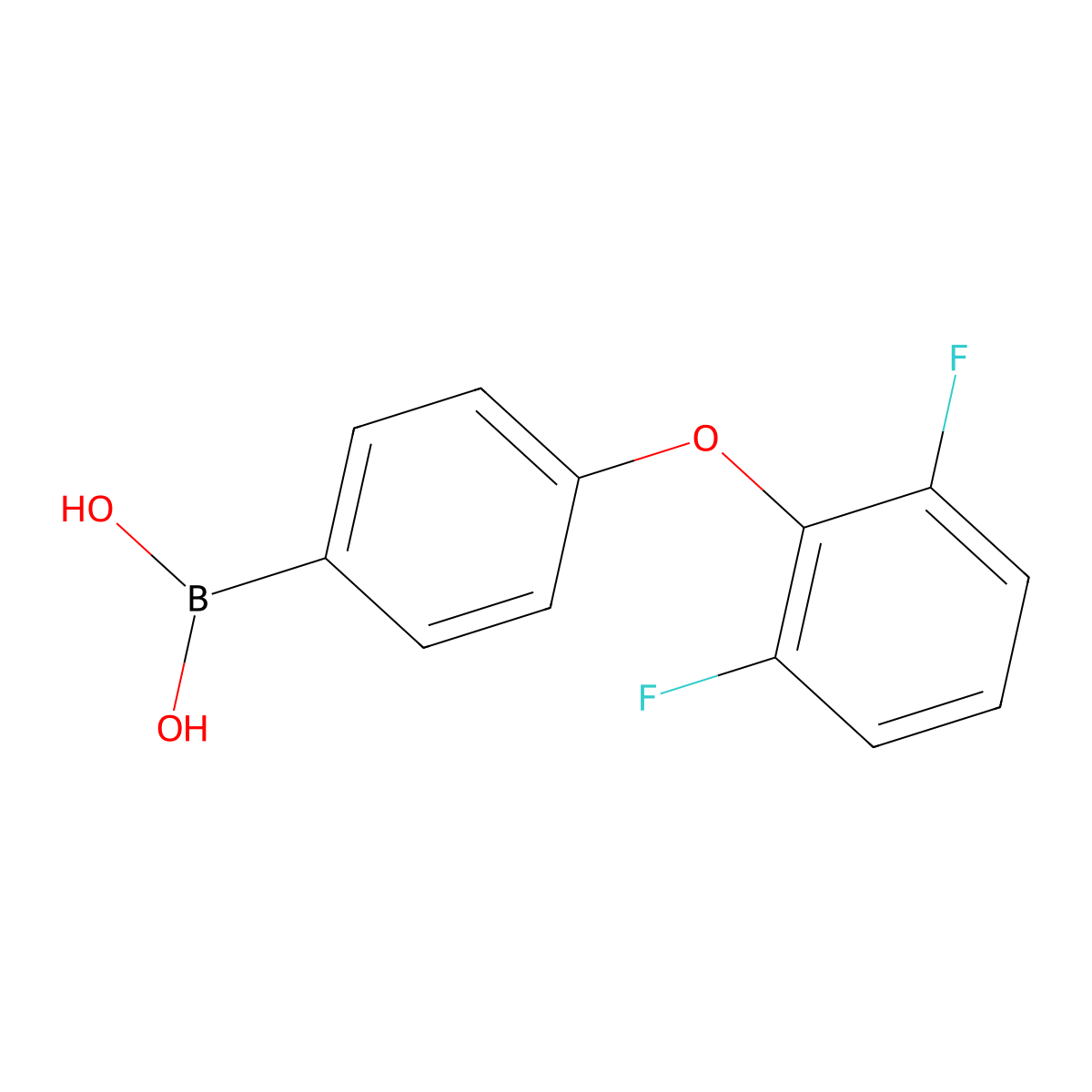 (4-(2,6-Difluorophenoxy)phenyl)boronic acid molecular structure, CAS 2054950-56-8