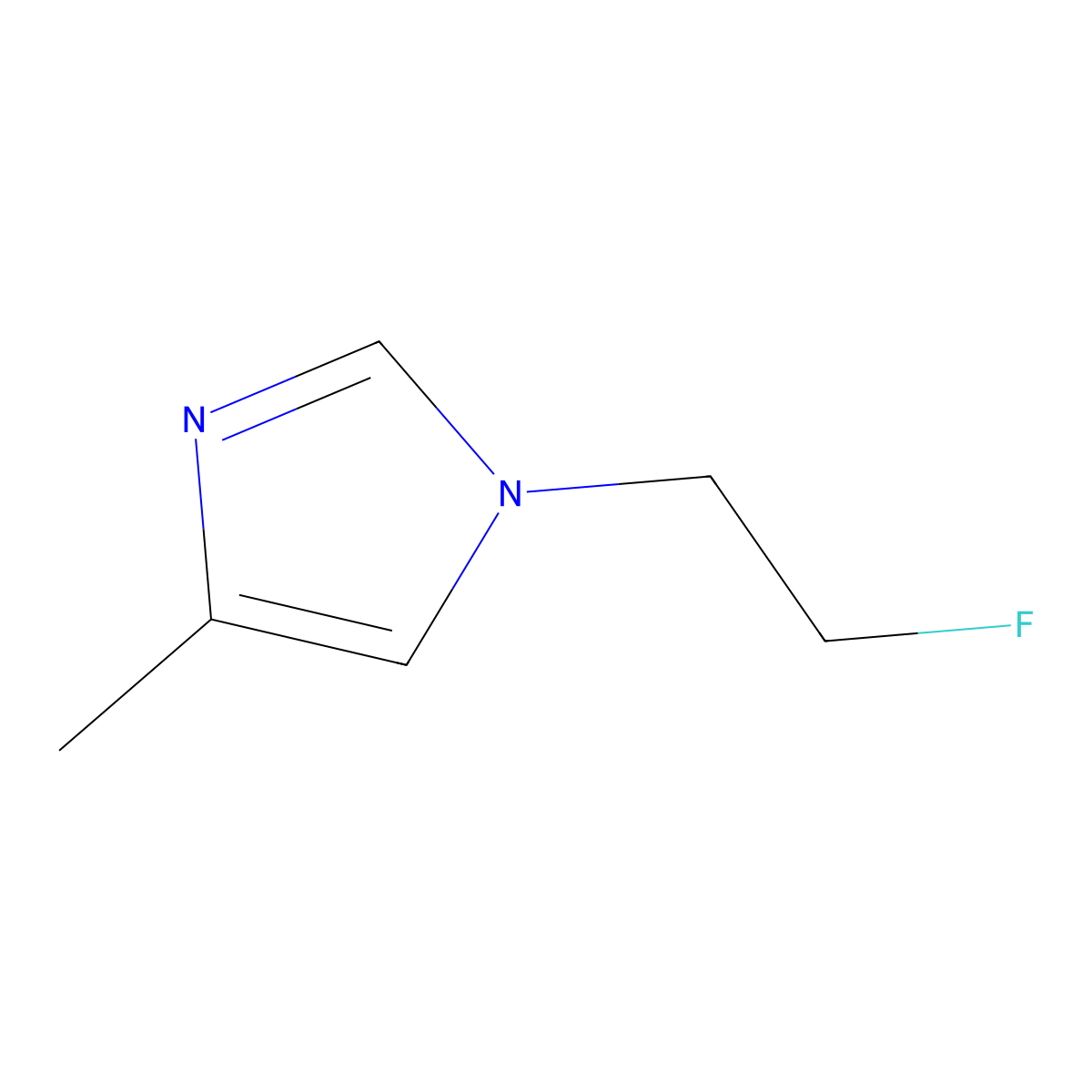 1-(2-Fluoroethyl)-4-methyl-1H-imidazole molecular structure, CAS 2054954-41-3