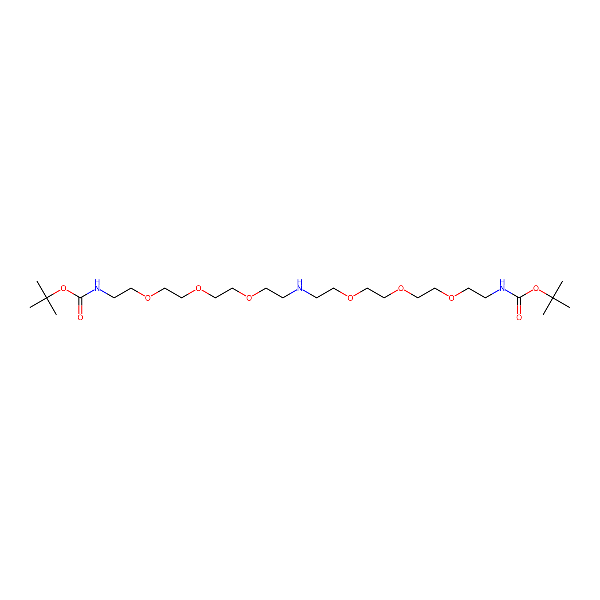 NH-bis(PEG3-Boc) molecular structure, CAS 2055024-51-4