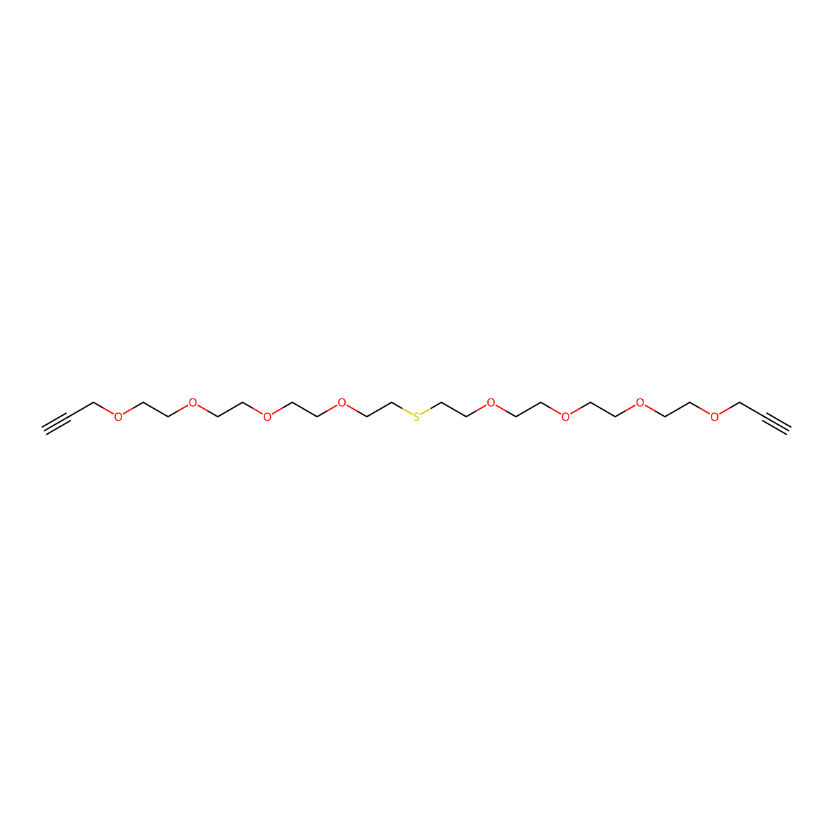 Propargyl-PEG4-S-PEG4-Propargyl molecular structure, CAS 2055041-17-1
