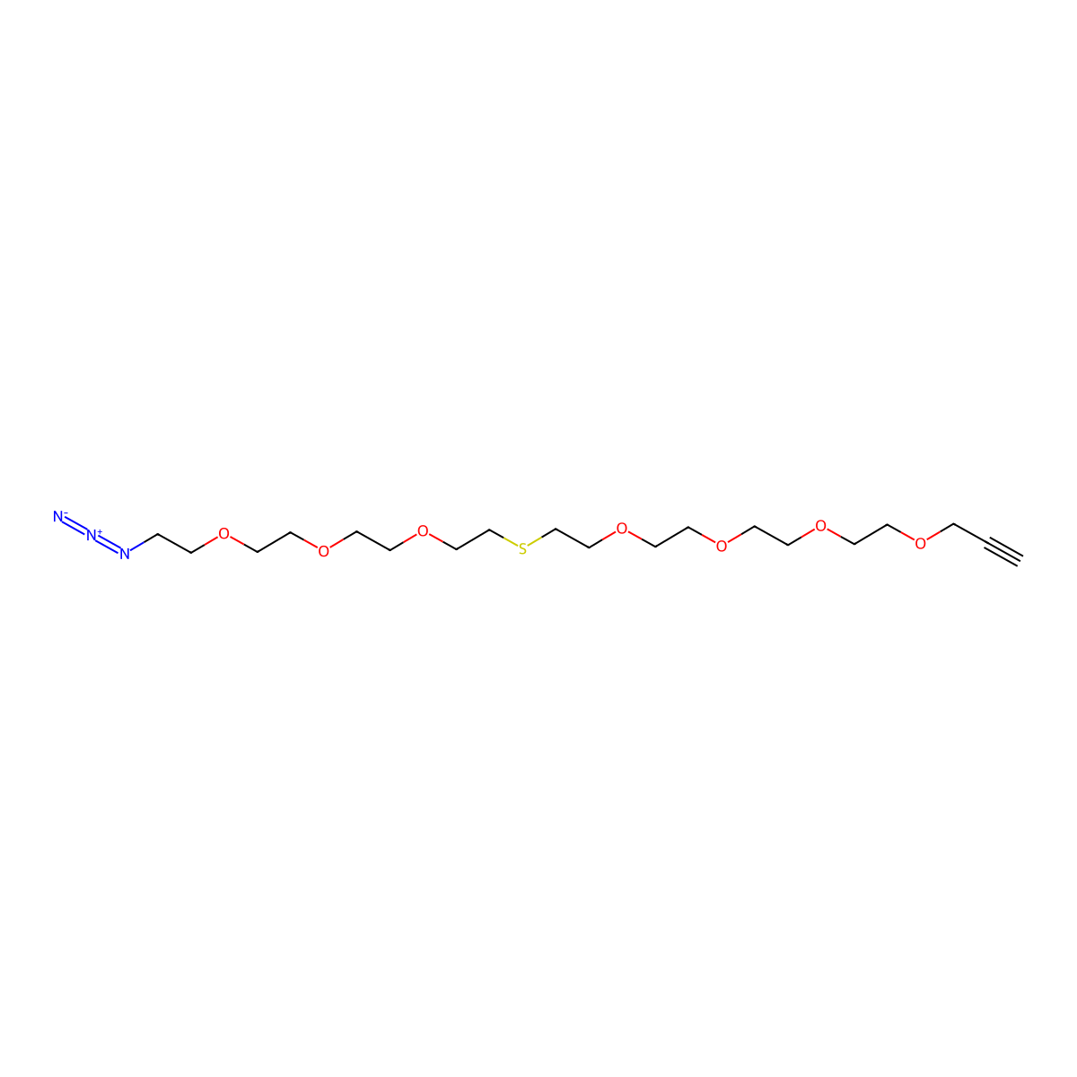 Azido-PEG3-S-PEG4-propargyl molecular structure, CAS 2055041-24-0