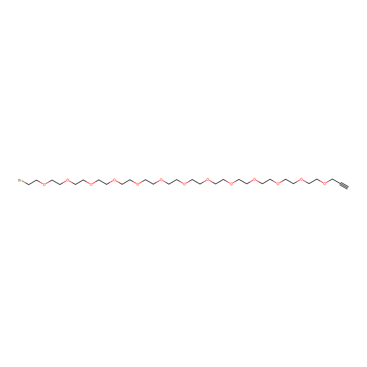 Propargyl-PEG13-bromide molecular structure, CAS 2055105-25-2