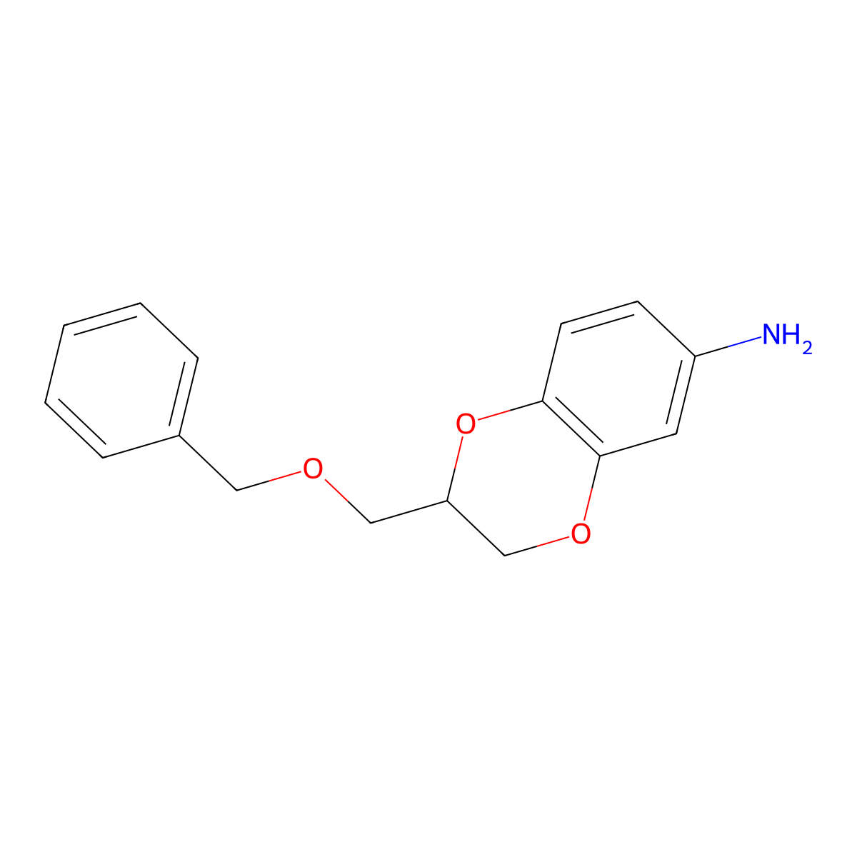 (2S)-2-[(Benzyloxy)methyl]-2,3-dihydro-1,4-benzodioxin-6-amine molecular structure, CAS 2055114-60-6