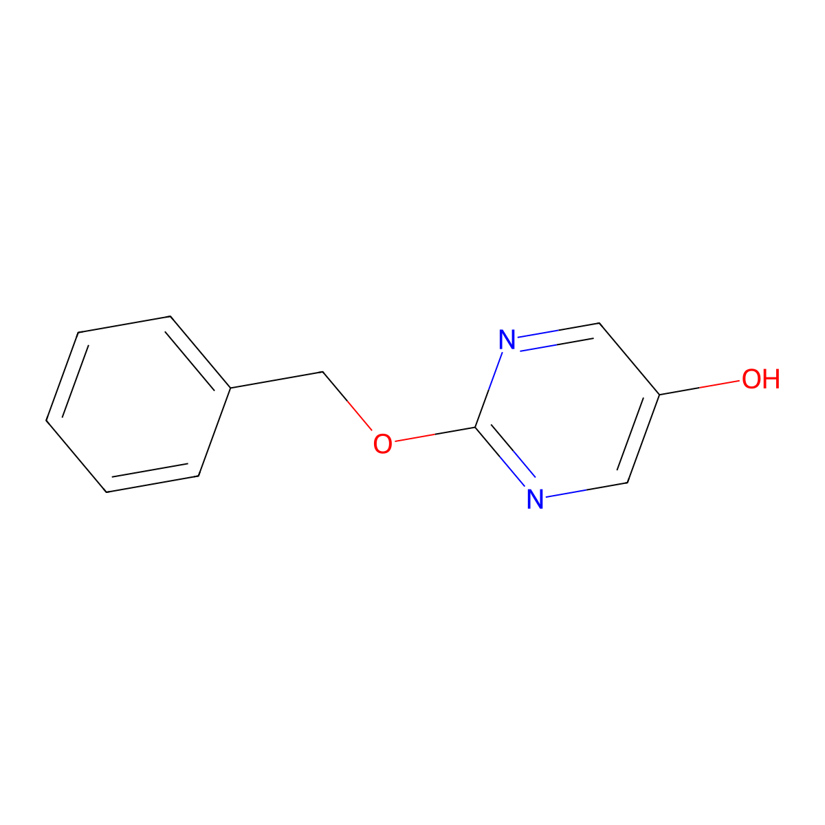 2-(Benzyloxy)pyrimidin-5-ol molecular structure, CAS 2055119-19-0